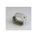 Rectorseal 2.75-in Slimduct Lineset Cover Coupler, Ivory