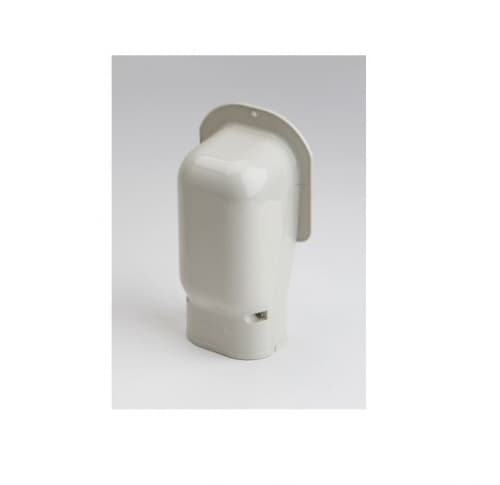 Rectorseal 2.75-in Slimduct Lineset Cover Wall Inlet, Ivory