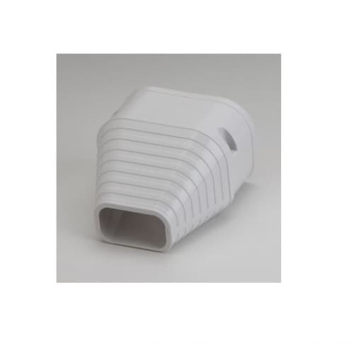 Rectorseal 3.75-in Slimduct Lineset Cover End Fitting, White