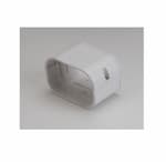 Rectorseal 3.75-in Slimduct Lineset Cover Coupler, White