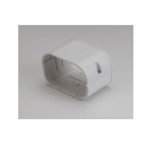 Rectorseal 3.75-in Slimduct Lineset Cover Coupler, White