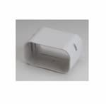 Rectorseal 5.5-in Slimduct Lineset Cover Coupler, White