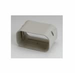 Rectorseal 5.5-in Slimduct Lineset Cover Coupler, Ivory