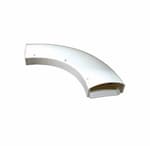 Rectorseal 4.5-in Cover Guard Lineset Cover Sweep, 90 Degree, White