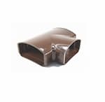 Rectorseal 4.5-in Cover Guard Lineset Cover Tee Elbow, Brown