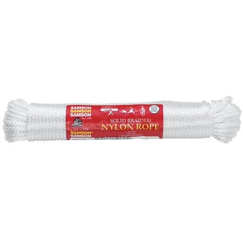 Samson Rope 1/4"x100" Solid Braid Polyester General Purpose Cords