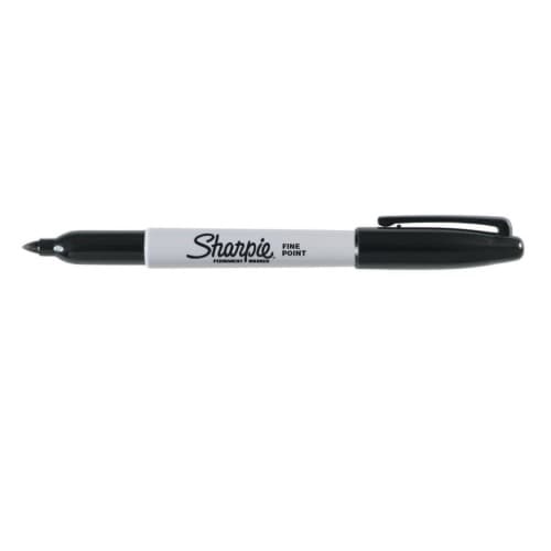 Sharpie Permanent Marker w/ Fine Tip, Black