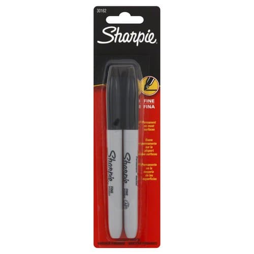 Sanford Fine Point Black Permanent Marker (2-Pack)