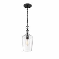 100W Hartley Series Pendant Light, E26, Matte Black