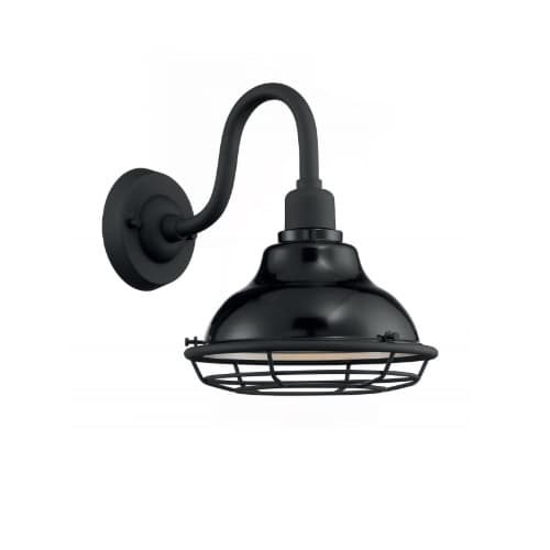 Nuvo 60W Newbridge Series Wall Sconce, Black & Silver