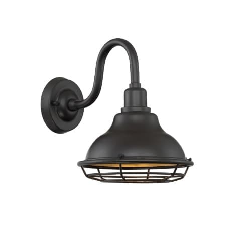 Nuvo 60W Newbridge Series Wall Sconce, Dark Bronze & Gold