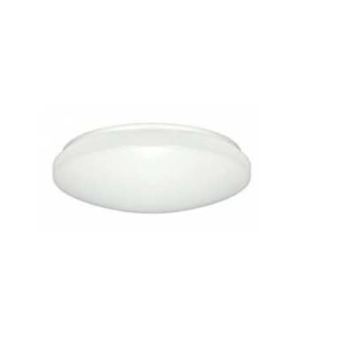 Nuvo 16W 14" LED Flush Mount w/Occupancy Sensor, 3000K, White, Dimmable