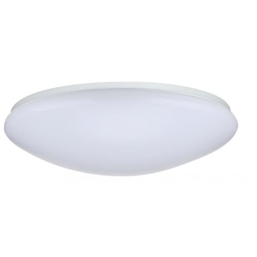 Nuvo 19-in 32W LED Flush Mount Light, Round, Selectable CCT, WHT