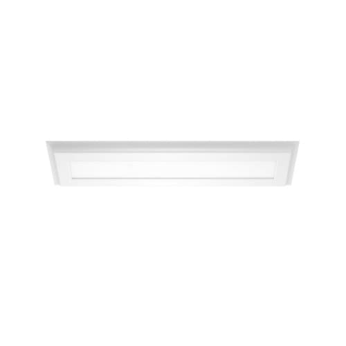 Nuvo 7x25 22W LED Surface Mount Ceiling Light, Dimmable, 1600 lm, 3000K, White
