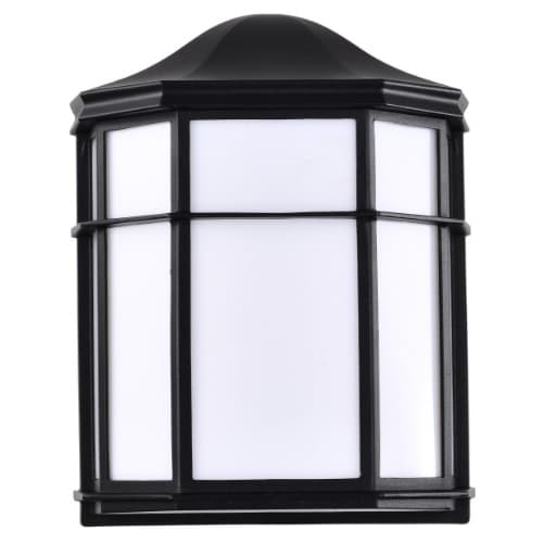 Nuvo 14W LED Cage Lantern Fixture, 745 lm, 120V, 3000K, BLK