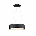 Nuvo 24" 30W LED Pendant Light, Dimmable, 1700 lm, 3000K, Black