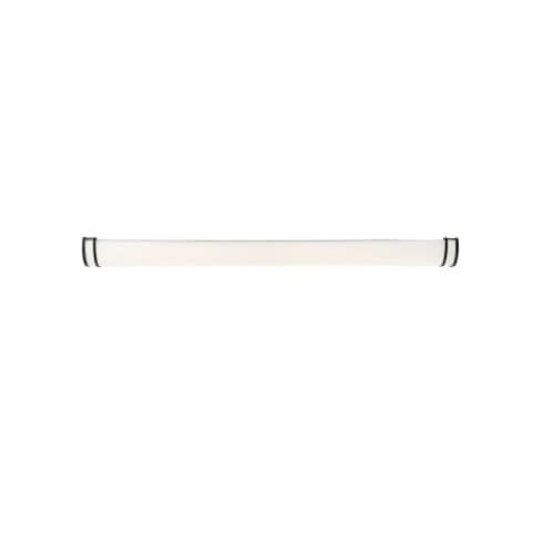 Nuvo 5-ft 52W LED Vanity Light, 4680 lm, 120V, CCT Selectable, Matte Black