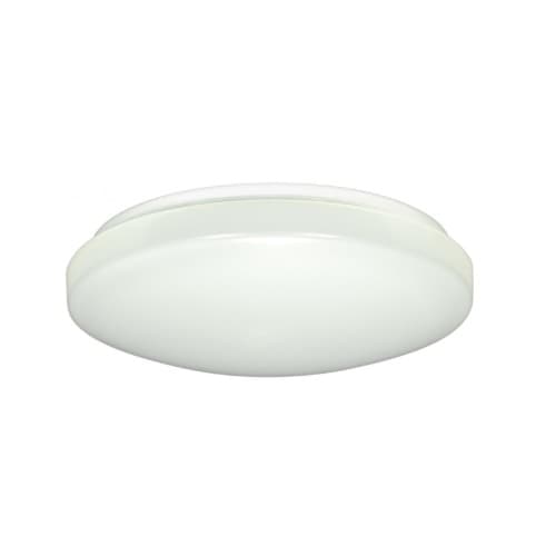 Nuvo 12.5W LED Flush Fixture w/ Acrylic Lens, 890 lm, 3000K, White