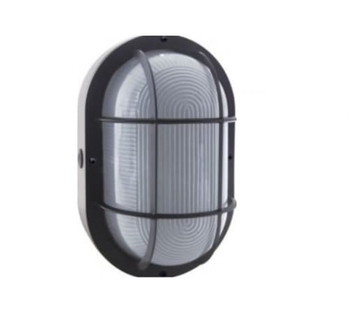 Satco 10W LED Bulk Head Fixture, 3000K, Black Finish