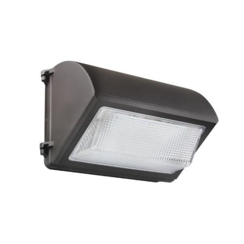 Nuvo 55W Full Cut-Off LED Wall Pack w/ Backup, 7552 lm, 100V-277V, 4000K, Bronze