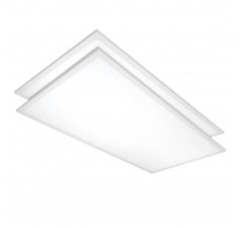 Satco 50W 2x4 LED Flat Panel, 0-10V Dimmable, 5139 lm, 120V-277V, 5000K