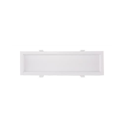 Satco 12-in 10W Direct-Wire LED Linear Downlight, Dimmable, 750 lm, CCT Selectable, White