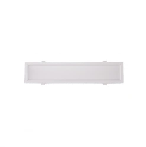 Satco 18in 15W Direct-Wire LED Linear Downlight, Dimmable, 1125 lm, CCT Selectable, White