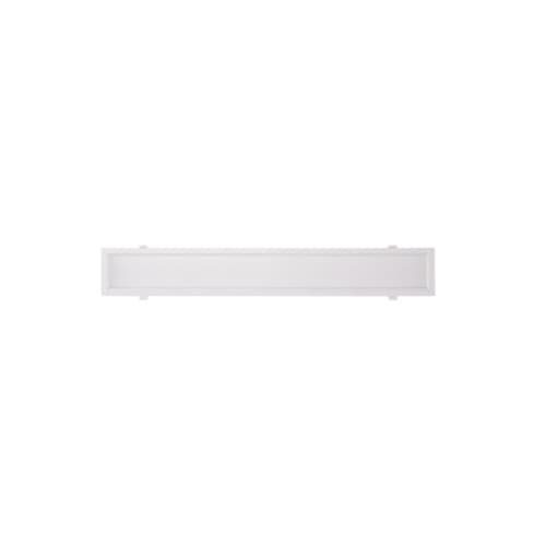 Satco 2-ft 20W Direct-Wire LED Linear Downlight, Dimmable, 1500 lm, CCT Selectable, White