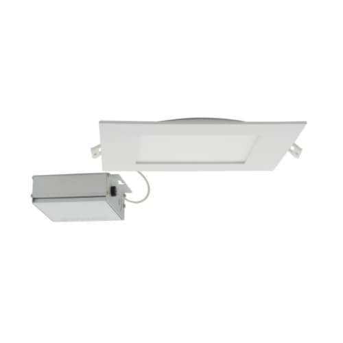 Satco 8-in 24W Square LED Downlight, Direct Wire, Edge-lit, CCT Selectable