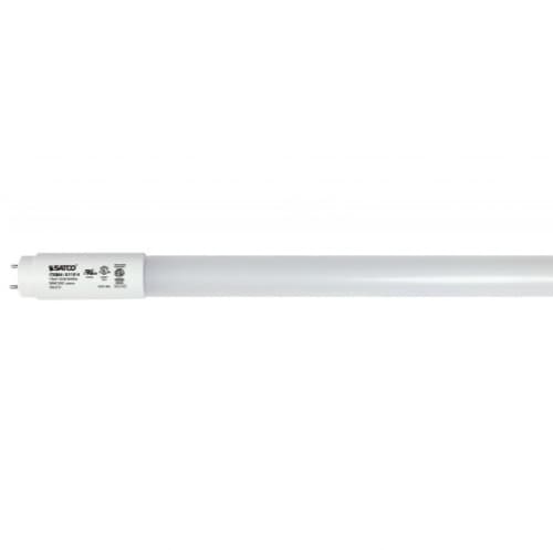 Satco 18.5W 4-ft Premium LED T8 Tube, Direct Line Voltage, Dual-Ended, 2500lm, 120V-277V, 4000K