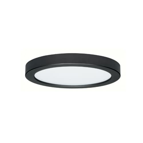 Satco 13" 25W LED Surface Mount Ceiling Light, Dim, 1500 lm, 3000K, Black