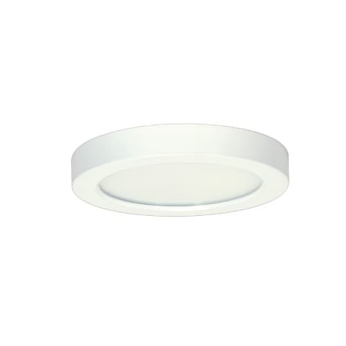 Satco 13.5W LED Flush Mount Fixture, 820 lm, 3000K, White