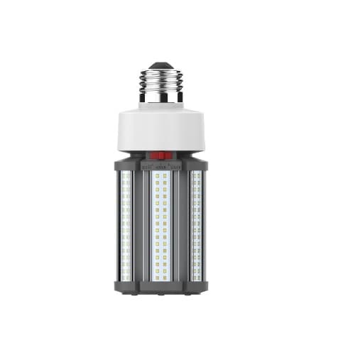 Satco 36W LED Corncob Bulb, Dimmable, E26, 277-480V, CCT Selectable