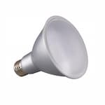 Satco 12.5W LED PAR30 Bulb, Long Neck, Dimmable, 25 Degree Beam, E26, 1000 lm, 120V, 2700K