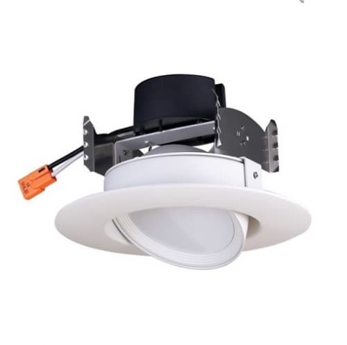 Satco 9.5W 4" LED Gimbal Retrofit Downlight, Dimmable, 3000K