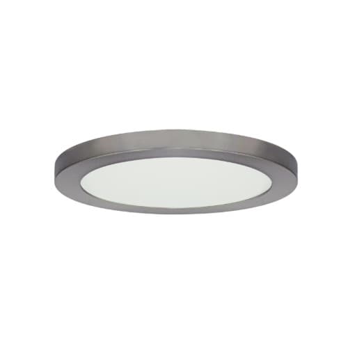 Satco 13" 25W LED Surface Mount Ceiling Light, Dim, 1700 lm, 3000K, Brushed Nickel