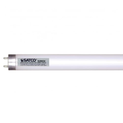 Satco 12W 4 Foot T8 LED Tube, Plug and Play, Dimmable, 5000K