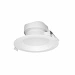 Satco 6-in 9W Direct-Wire LED Downlight, Dimmable, 620 lm, 120V, 2700K, White