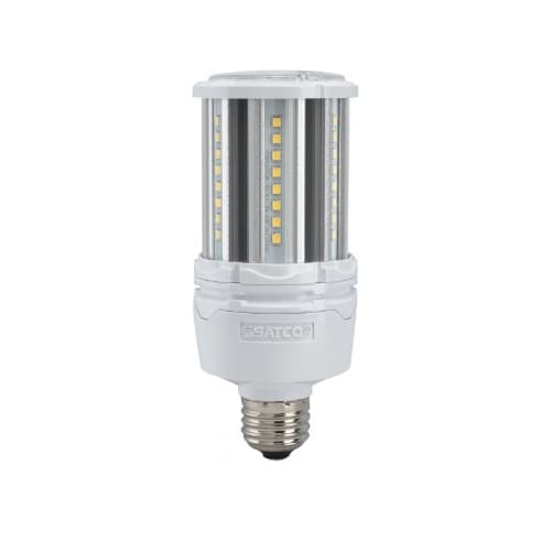 Satco 18W LED Corn Bulb, 70W HID Retrofit, Ballast Bypass, E26, 2340 lm, 100V-277V, 2700K
