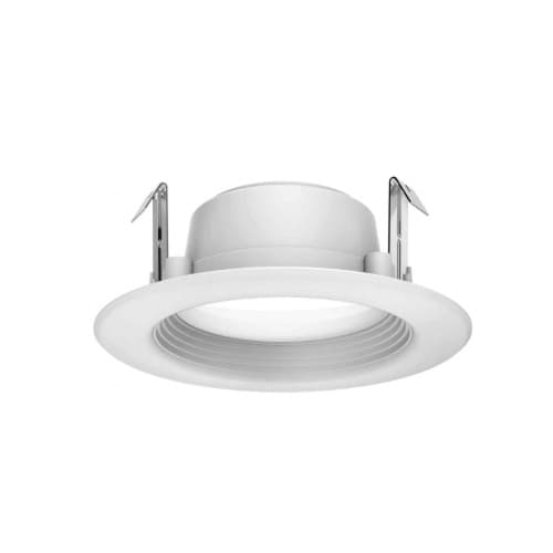 Satco 4-in 7W LED Recessed Downlight, Dimmable, 600 lm, 120V, 2700K, White