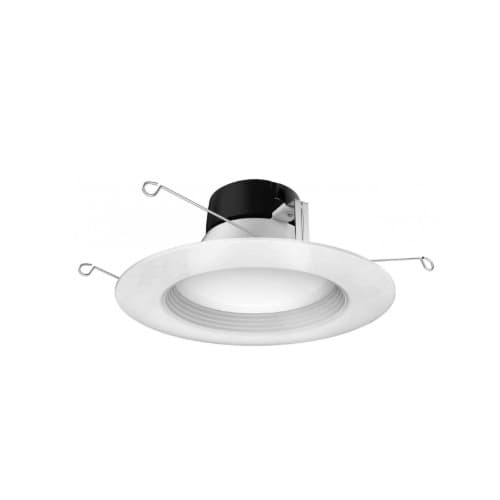 Satco 6-in 13.5W LED Retrofit Downlight, Dimmable, 1200 lm, 120V, 3000K, White
