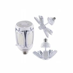 60W LED Corncob Bulb w/ Adjustable Beam, 250 HID Retrofit, EX39, 7680 lm, 2700K