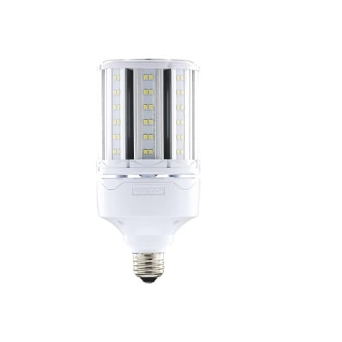 Satco 36W LED Corncob Bulb, Non-Dimmable, E26, 4968 lm, 100-277V, 5000K