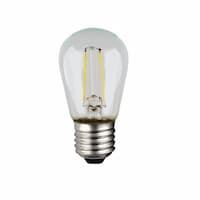 1W LED S14 Bulb, Non-Dimmable, E26, 100 lm, 120V, 2200K
