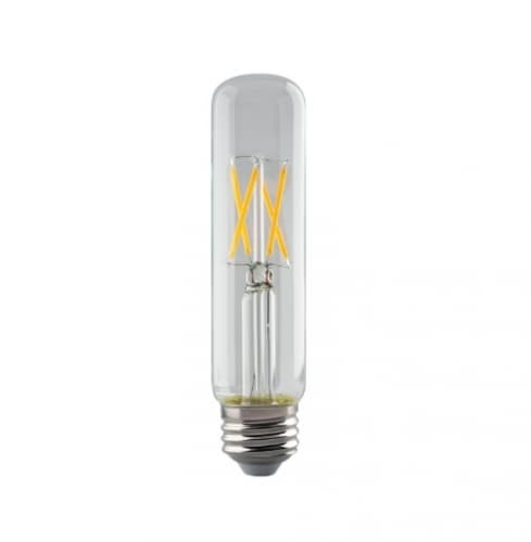 Satco 4W LED T10 Bulb, 25W Inc. Retrofit, E26, 350 lm, 120V, 2700K, Clear