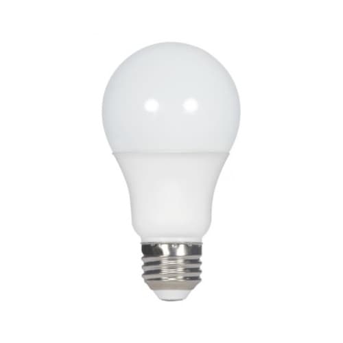 Satco 5.5W LED A19 Bulb, E26, 400 lm, 120V, 4000K, Frosted, Bulk