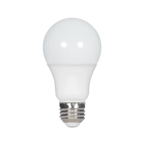 Satco 5.5W LED A19 Bulb, E26, 400 lm, 120V, 5000K, Frosted, Bulk