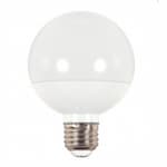 Satco 6W G25 LED Globe Bulb, Dimmable, 4000K