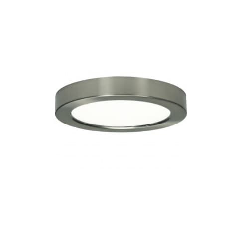 Satco Blink 13.5W 7" Round LED Flush Mount, 2700K, 800 Lumens, Brushed Nickel