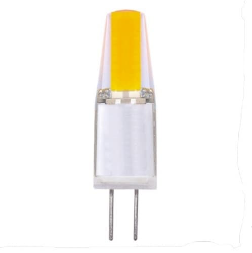 Satco 1.6W JC LED Light Bulb, G4 Base, Dimmable, 5000K